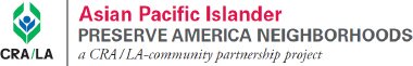 Asian Pacific Islander Logo combined with CRA/LA Logo